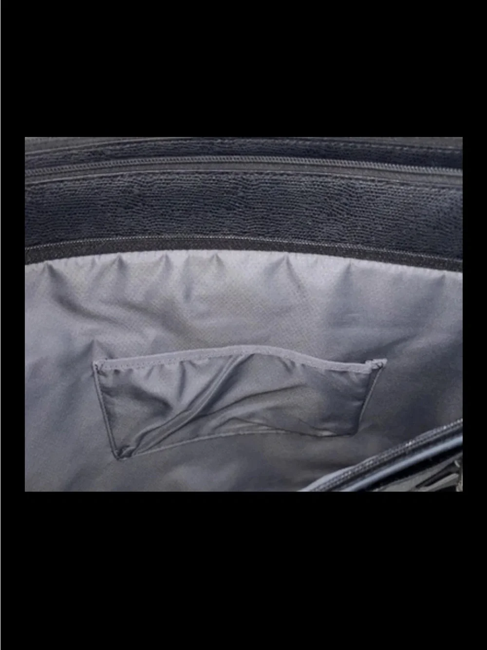 TUMI Angelica Commuter Briefcase Black Saffiano Leather Laptop Bag